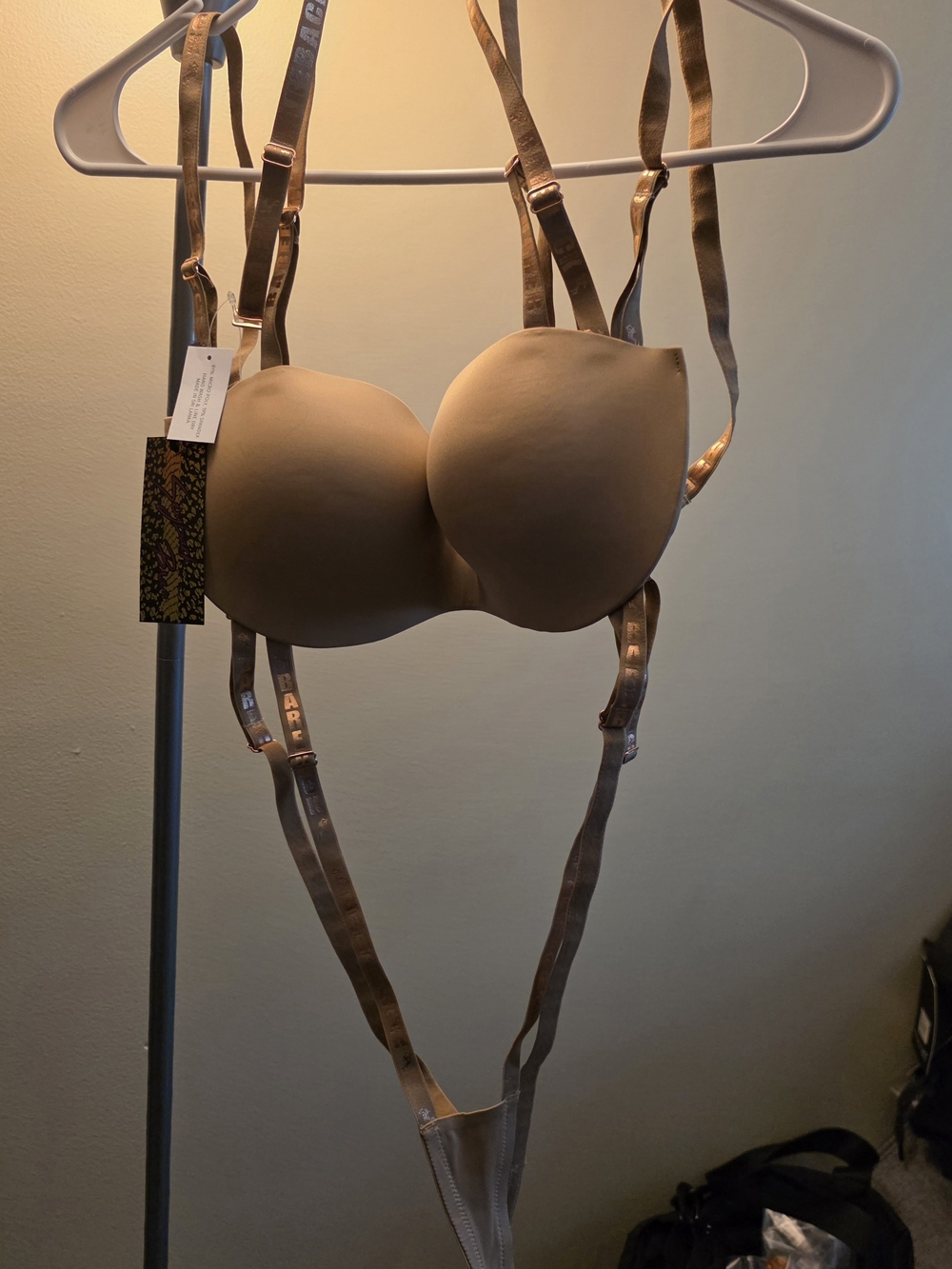 Bareback Bra 34C , Nude Color
